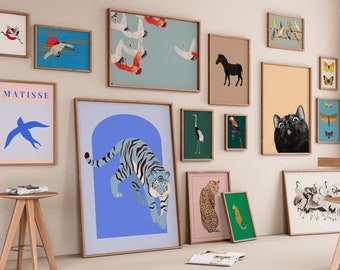 Set of 550+ Aesthetic Animals: Digital Downloads for Room Decor