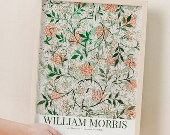 William Morris Leafs Digital Art Print - Vintage Botanical Wall Decor Instant Download