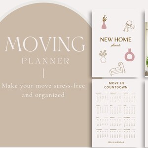 New Home Moving Planner | Home Decor | Moving Checklist Printable