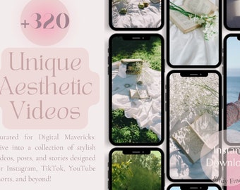 320+ Aesthetic Faceless Stock Videos for Instagram, TikTok, YouTube & More!