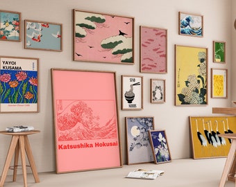 500+ Japanese Art Digital Prints - Immerse Yourself in a World of Delicate Pastels and Cultural Sophistication