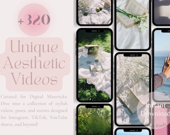 320+ Aesthetic Faceless Stock Videos for Instagram, TikTok, YouTube & More!