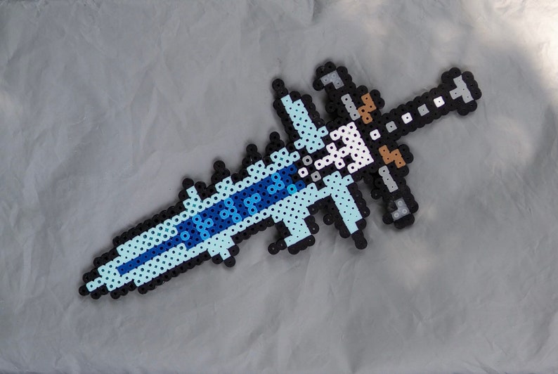 Hecho a mano Perler Bead Frostmourne World of Warcraft Etsy España