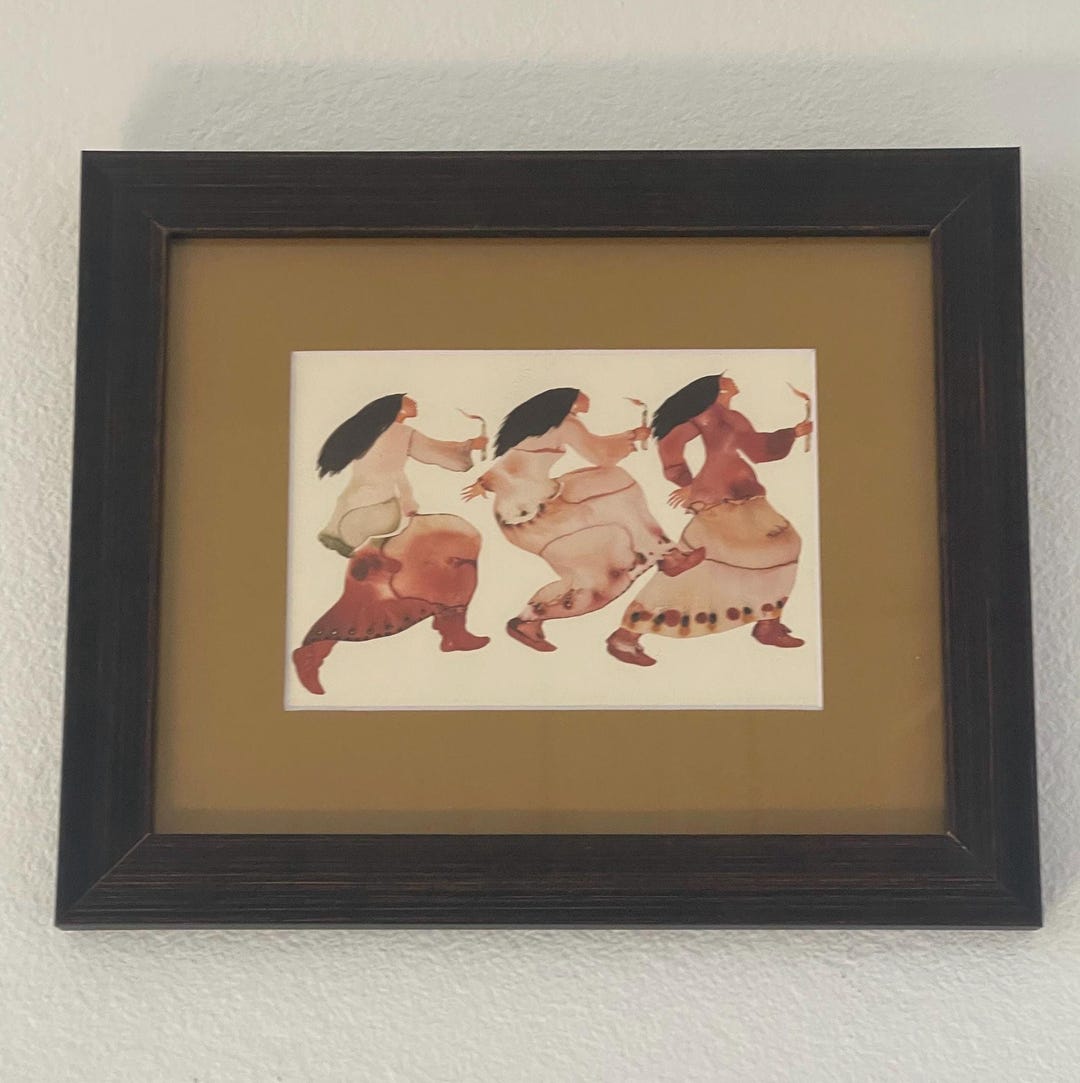 Framed Carol Griggs Lithograph Art Card, "first Angels" 8x10 - Etsy