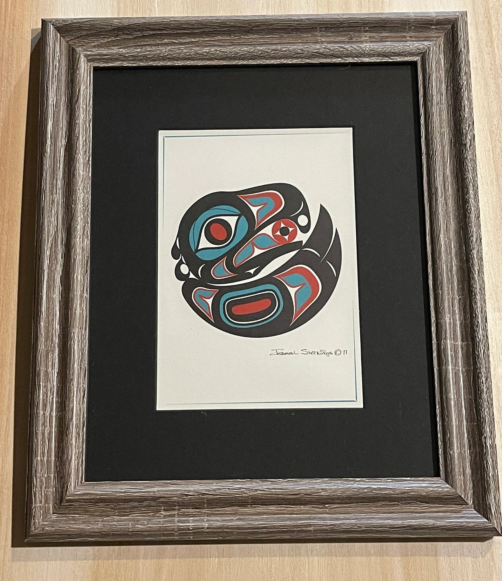 Native American Alaskan Tlingit Nation Master/ Artist/carver Israel Shortridge Tlingit Eagle ...