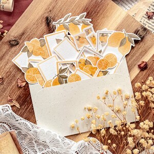 Set de cadres et encarts - Citrons