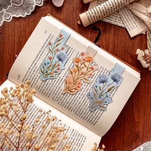 Marque-page magnétique Fleurs des champs