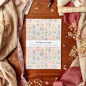 Juego de papel - Primavera