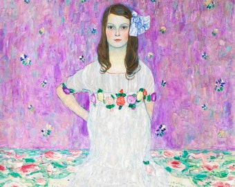 Gustav Klimt,  Mäda Primavesi Print, Klimt Print,  Print - 35 Different sizes to choose from