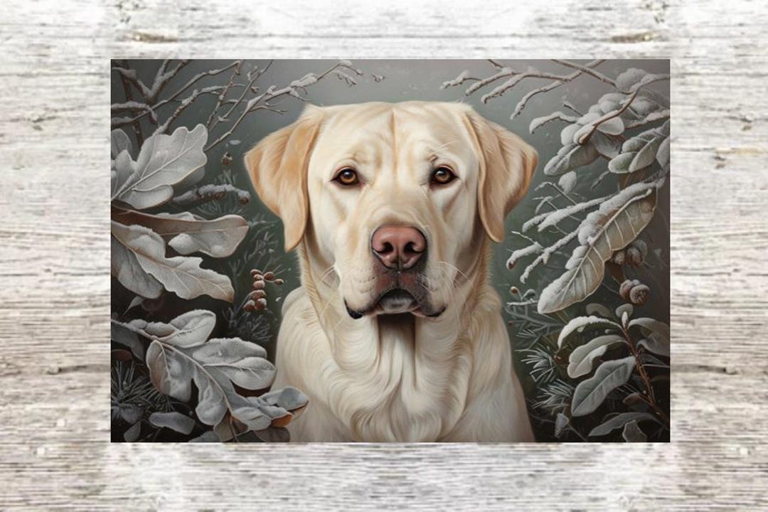 Vivid Labrador Print, Labrador Print, Labrador Poster, Framed or ...