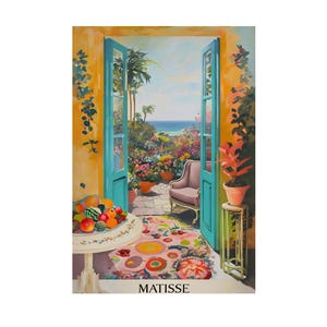 Henri Matisse Exhibition Print, Matisse Print, Matisse Minimalist  Print, Framed or Unframed, A5 to A0, Matisse