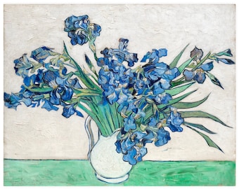 Van Gogh Irises  Print, Van Gogh Print, Irises Print, Vintage Print - 35 Different sizes to choose from
