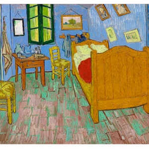 Van Gogh  The Bedroom Print, Van Gogh Print, The Bedroom Print, Vintage Print - 35 Different sizes to choose from