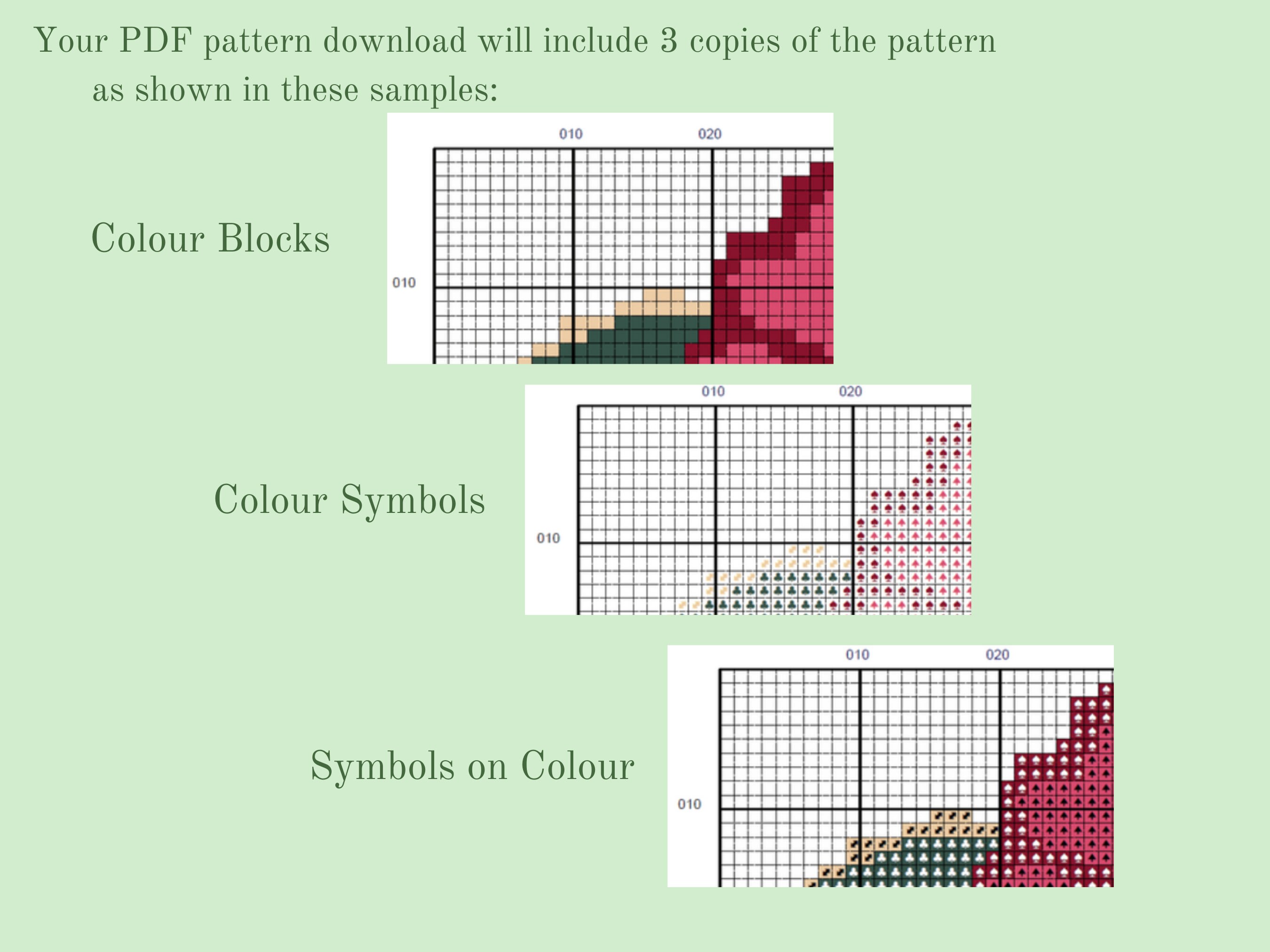 Library Cross Stitch Pattern - Instant Download PDF - Woodstock Public ...