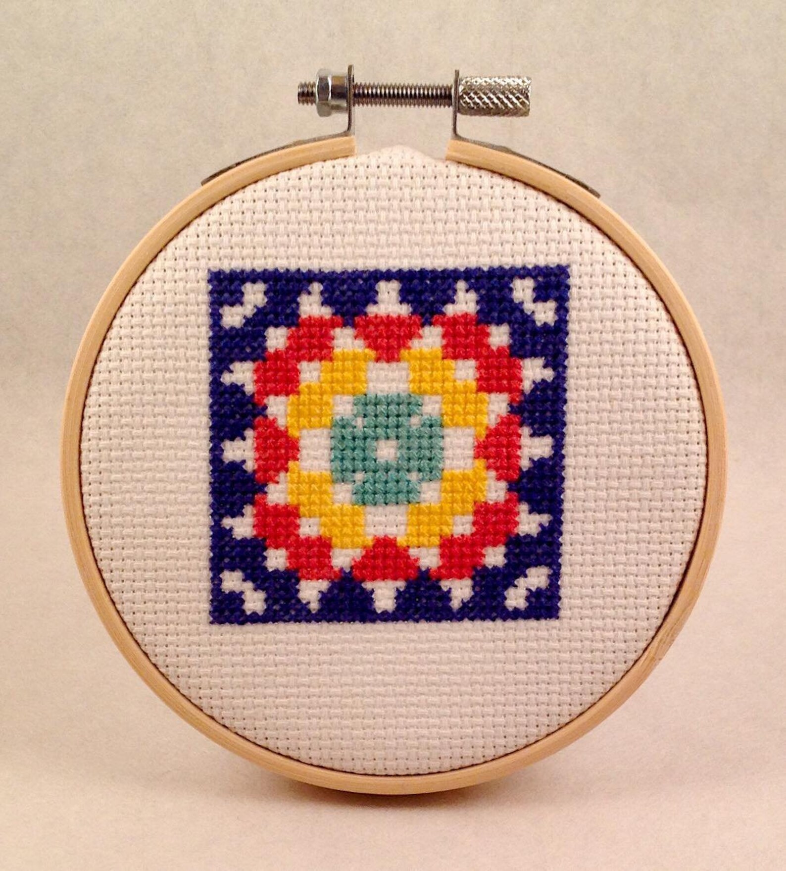 Retro Granny Square Counted Cross Stitch Pattern Instant - Etsy