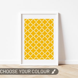 Islamic Wall Art | Islamic Geometric Pattern | Poster Print | Islamic Gift