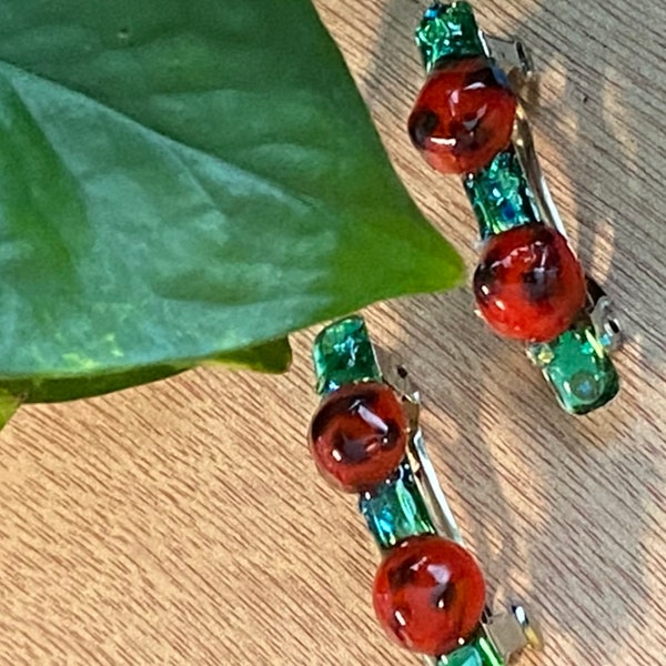 Ladybug Hair Clip Etsy