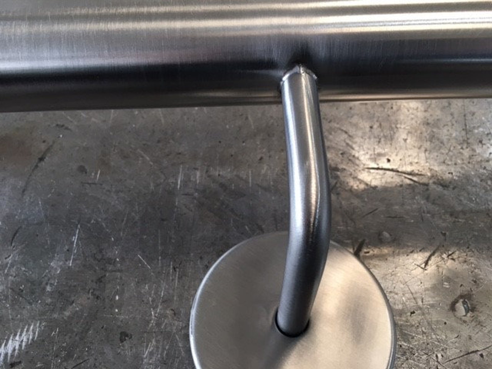 Stainless Steel 2000mm Long Wall Rail Dull Polished Hand Etsy