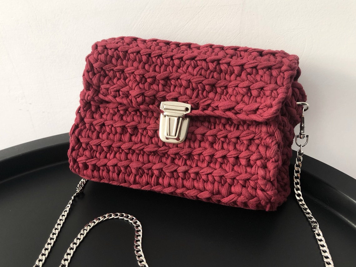 Crochet Marshmallow BagCrochet Crossbody Bag for Etsy