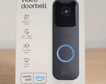 Blink Smart Wi-Fi Video Türklingel Verkabelt / Batterie mit 2-Wege-Sound funktioniert mit Alexa