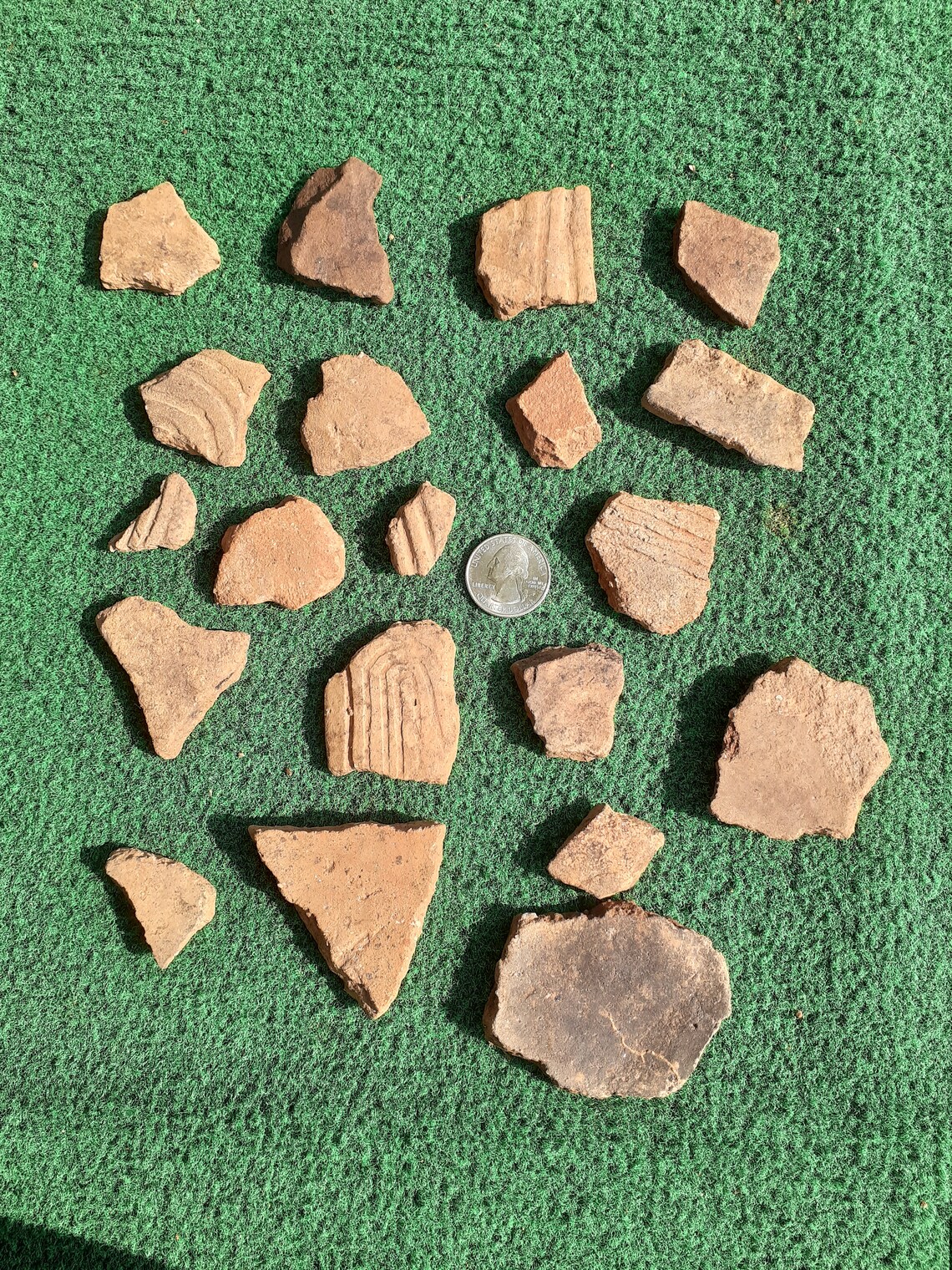 North Native American Creek Indian Pottery Shards 800 Etsy