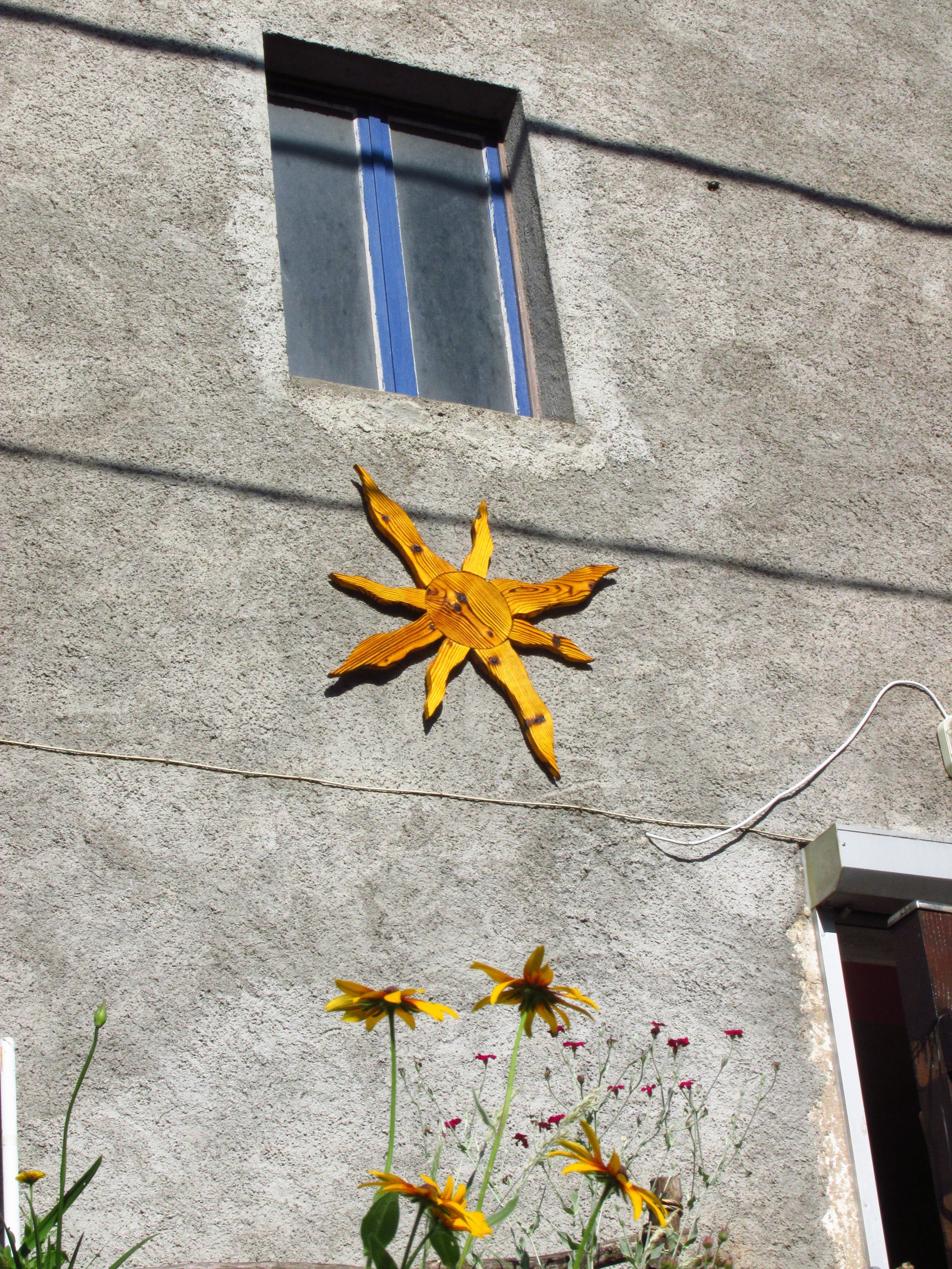 Grand Soleil en Bois Coloré