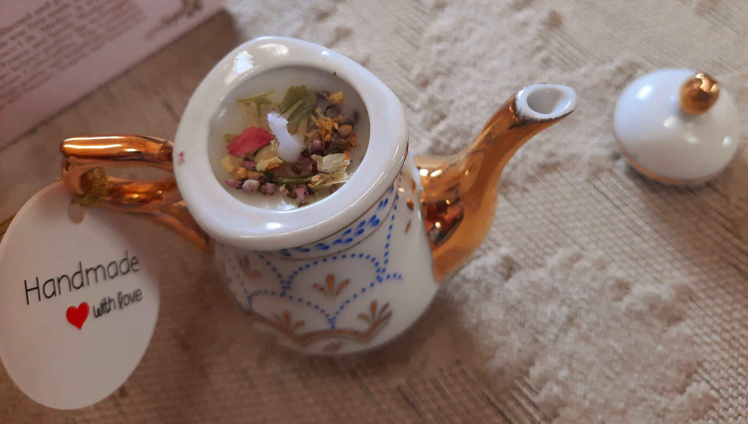 Miniature 'The Leonardo Collection' Teapot with dried Etsy