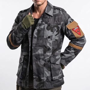 Resident Evil 6 Jack Muller Cosplay Jacke - Tarnjacke im Armeestil