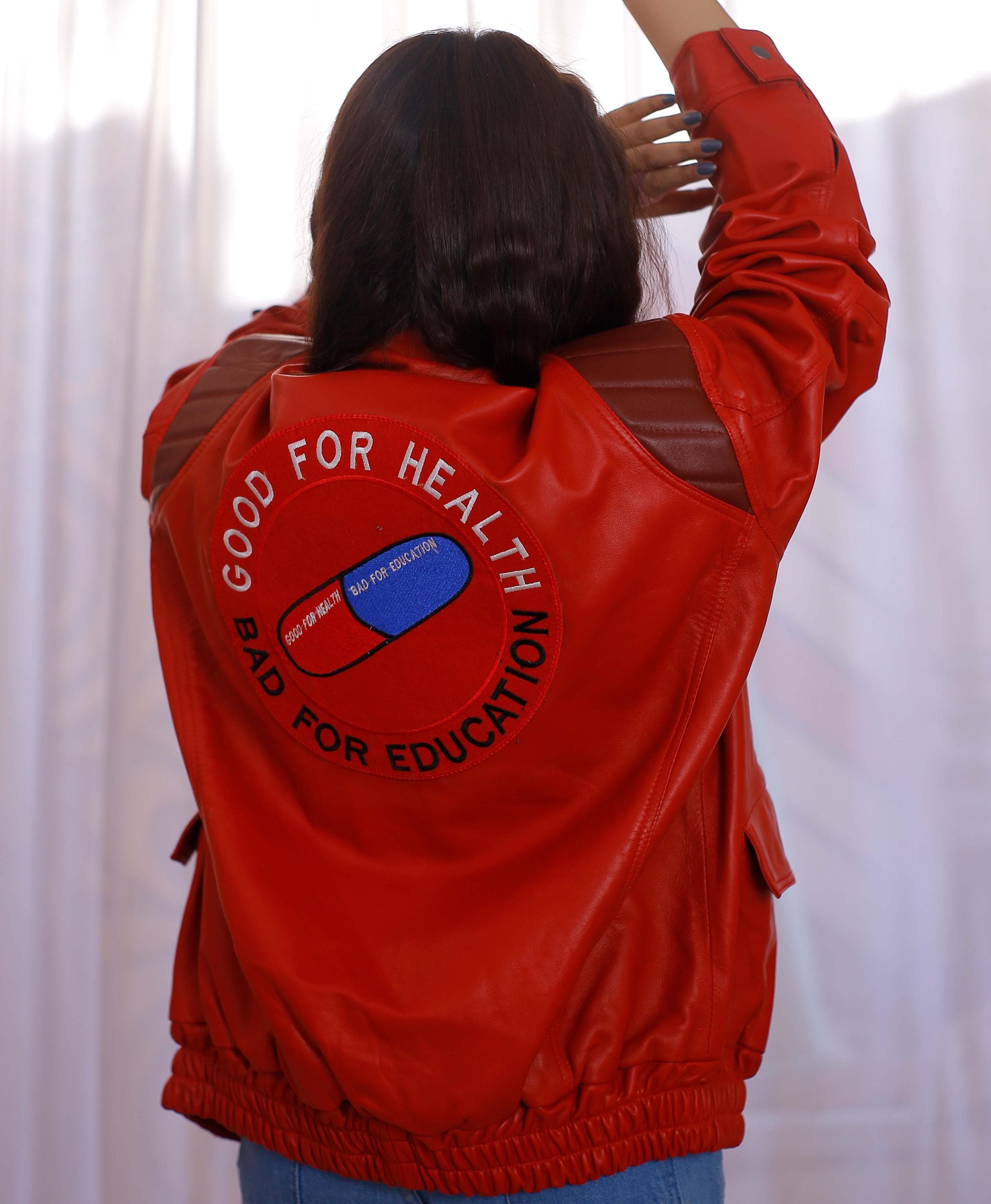 Akira Kaneda Inspired Red Capsule Handmade Jacket - Etsy