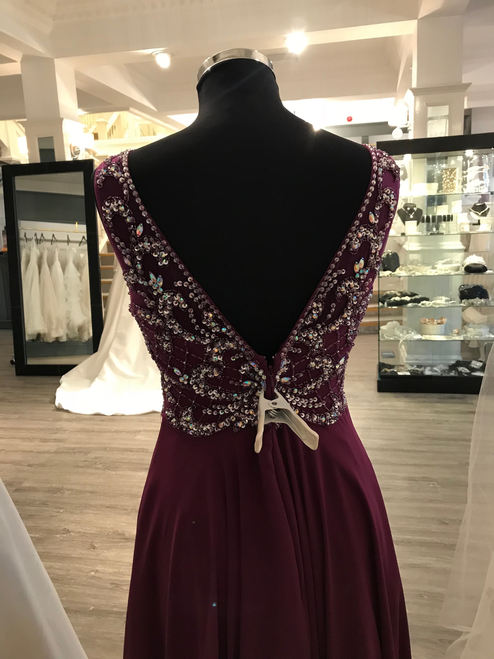 White 4 Wedding Dress Clamps, Fitting Clip, Bridal Clips, Seamstress