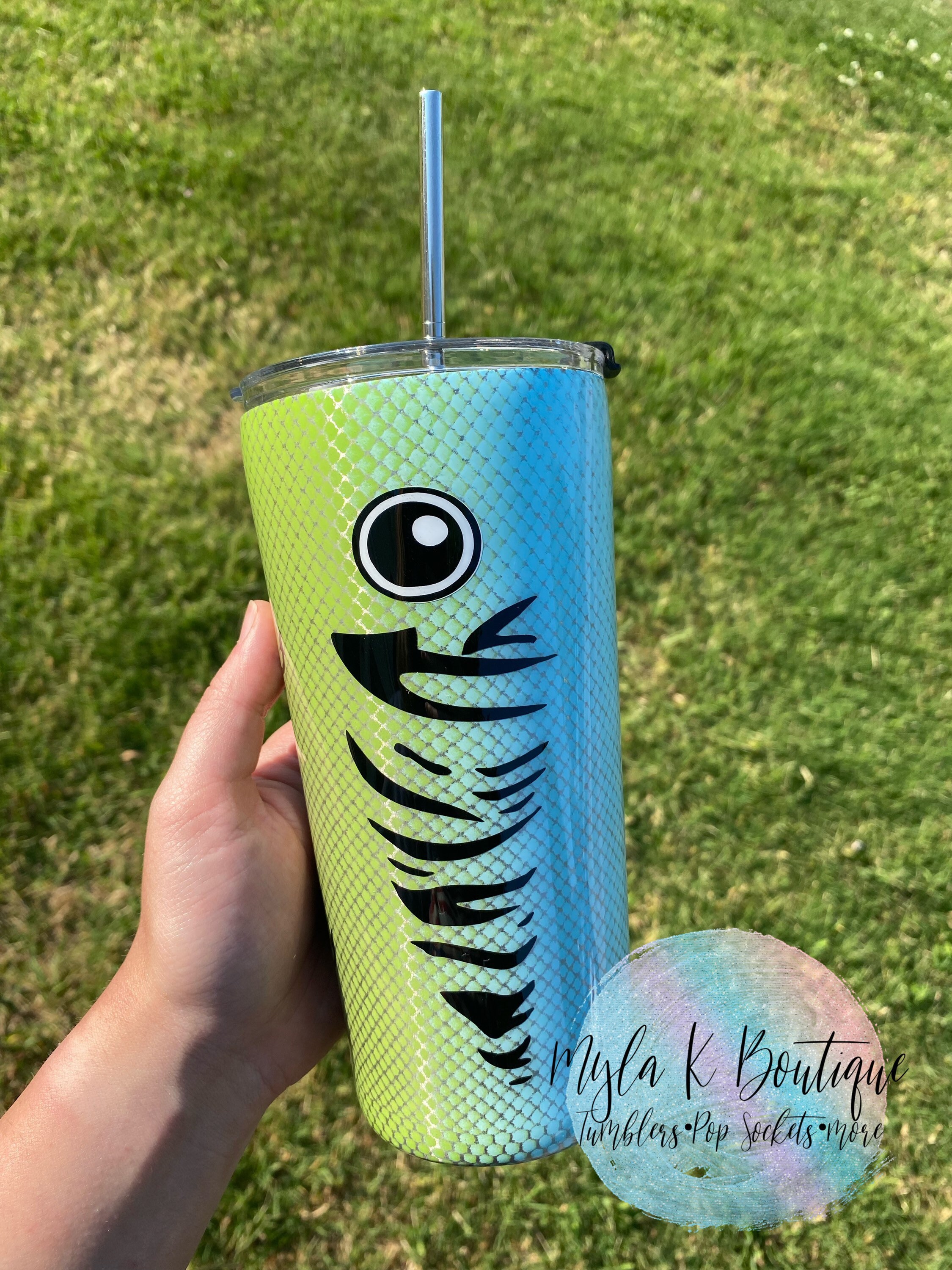 Fisherman Tumbler/ Fishing Tumbler/ Fishing Bait Cup/ Fishing Etsy