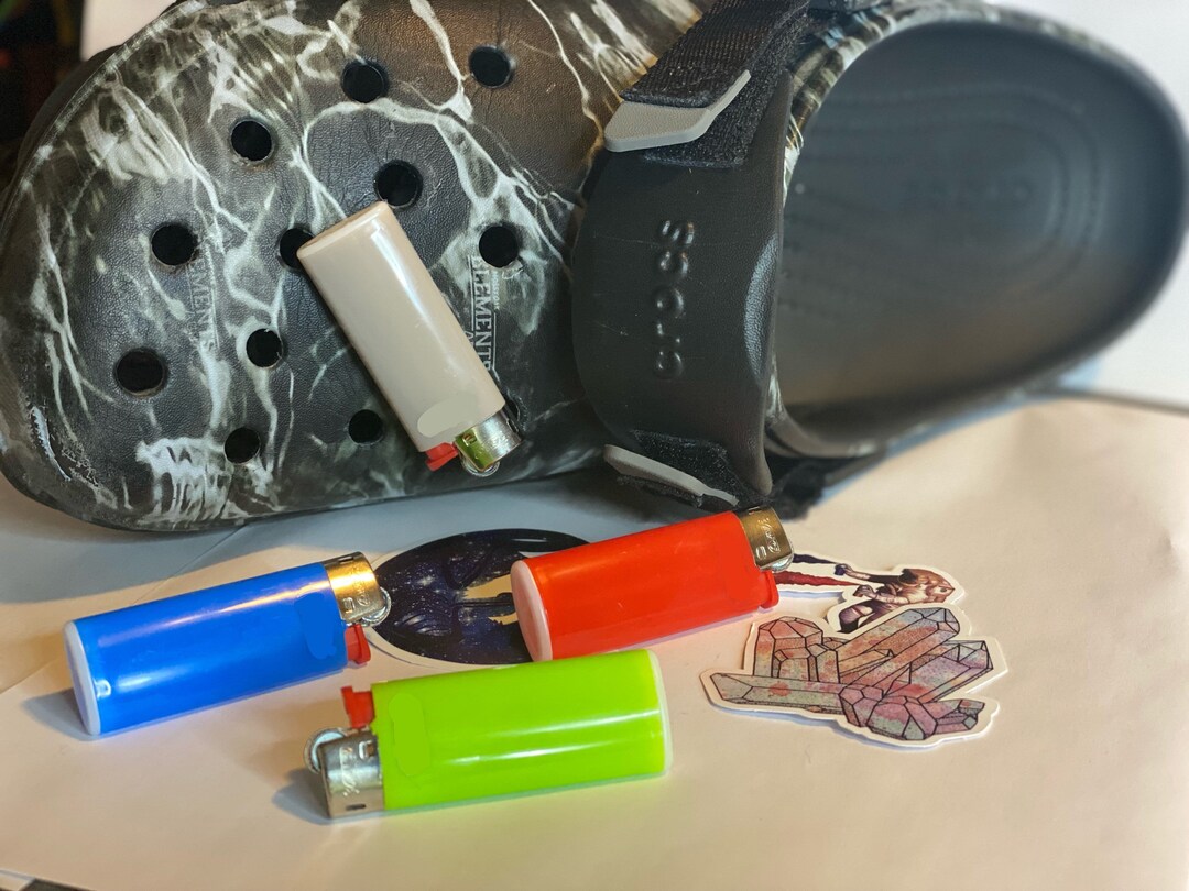 3 Mini Lighters Crocs Charms/ Jibbitz Etsy