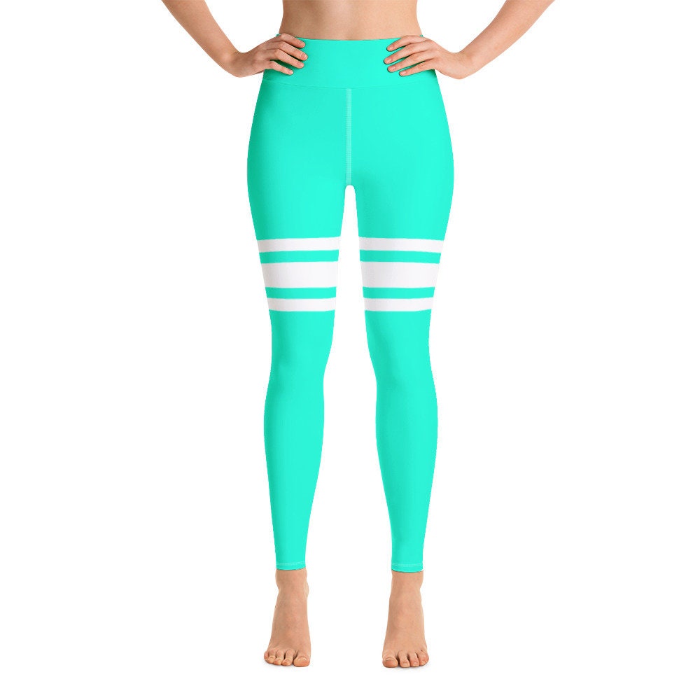 Green Yoga Leggings Yoga Pants Women Leggings Workout | Etsy