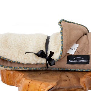 Wool Dog Blanket | Luxury Fleece Wool Dog Throw