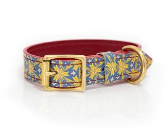 Luxury Printed Leather Collar