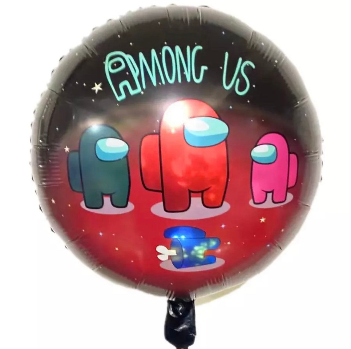 Among Us 2pcs Round Foil Balloons 18 Party Supplies Etsy