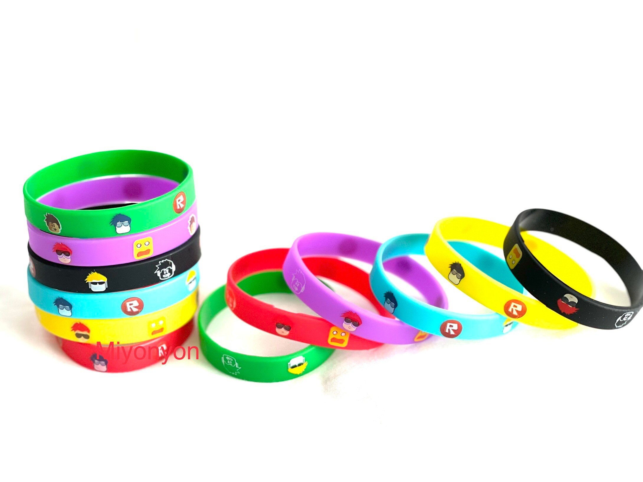 12pcs Roblox Wristbands Bracelets Party Supplies Party Etsy