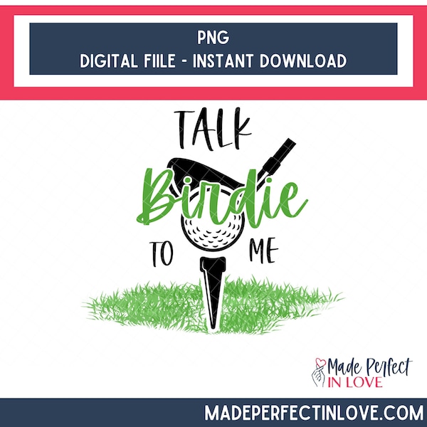 Birdie Golf Art Etsy