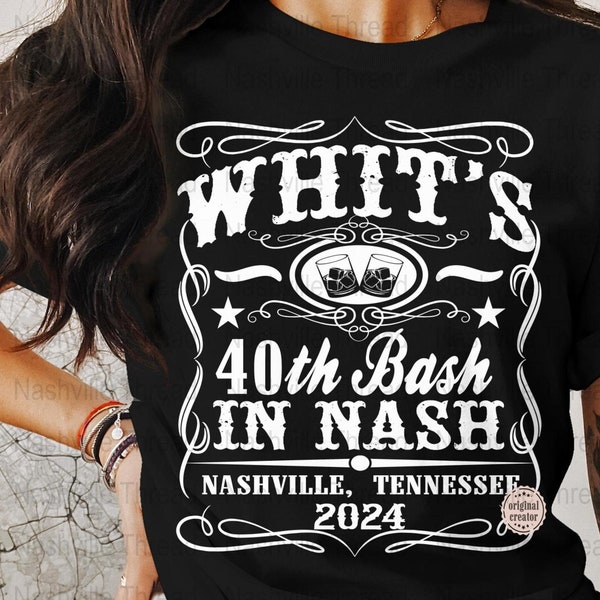 Nashville Custom Birthday Shirt, Nashville Shirt, Music City, Birthday Crew, Nash Bash, Country Music, Whiskey, Retro Cowgirl