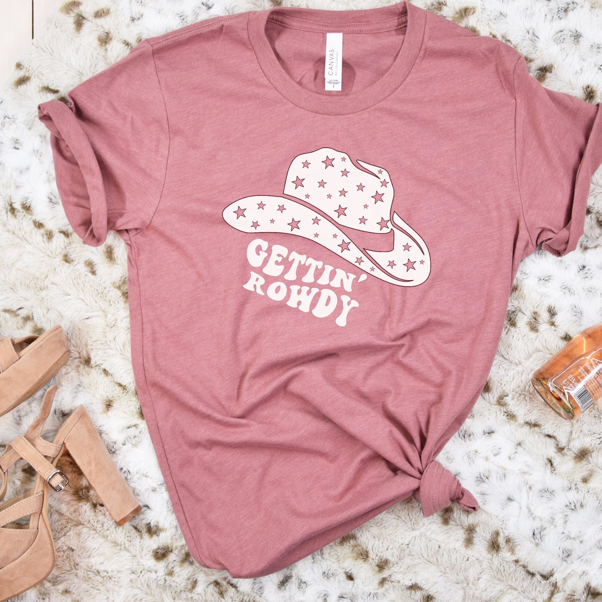 Cowgirl Bachelorette Shirts Gettin 