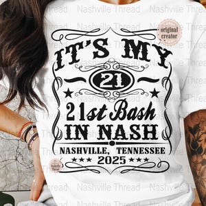 Nashville 21st Geburtstag, Nashville PNG, Whisky-Thema, Retro Cowgirl, Stiefel Booze Besties, Western Sublimation, Nashville Geburtstag, Rodeo
