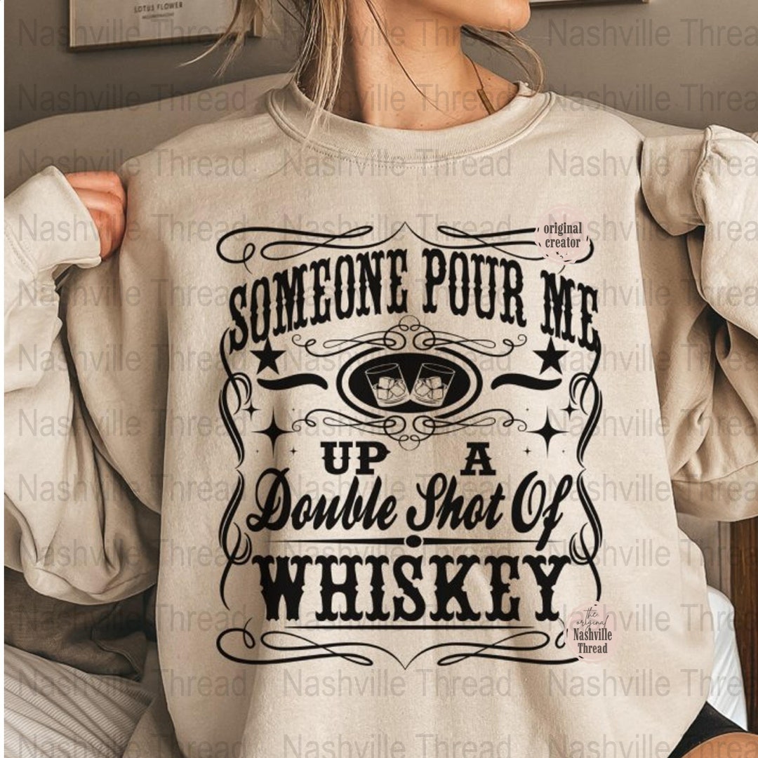 Someone Pour Me up A Double Shot of Whiskey, Bar Song PNG, Country