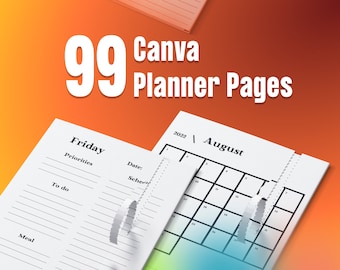 Create Your Perfect Planner with Customizable Canva Planner Pages