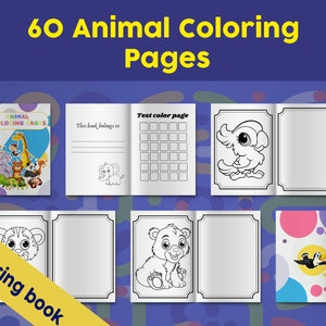 Coloring pages for boys, girls, and adults that include different animals, including farm animals desert  and birds.