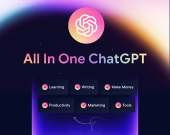 All in one chatGPT, learning, writing, make money, productivity, marketing,  tools , Unlock Your Full Potential with ChatGPT