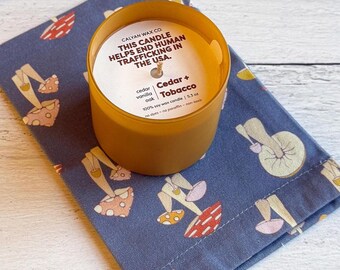 Soy Candle Gift Set | Cayalan Wax Co., Slow Notes Bag