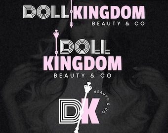 Logo Template, Lash Logo, Hair Logo, DIY Beauty Logo, MUA Makeup Logo, Nails Logo, Braid Logo, Premade Logo Design Custom