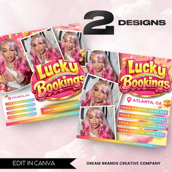 March Booking Flyer, March Flyer, March Books, Book Now Flyer, March Madness Flyer, MUA Lashes Nails Hair March Flyer, Canva Editable