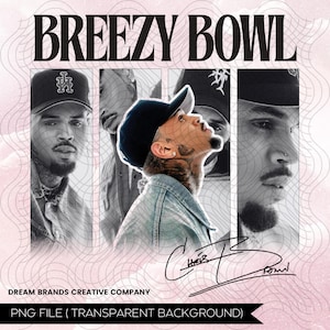 Chris Brown Breezy Bowl XX Tour 2025 T-Shirt PNG Design (Digital Download)