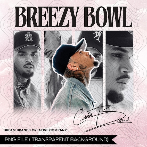 Chris Brown Breezy Bowl XX Tour 2025 TShirt PNG Design, Chris Brown Fan Gift Instant Download And Ready To Print, File Download DM 01